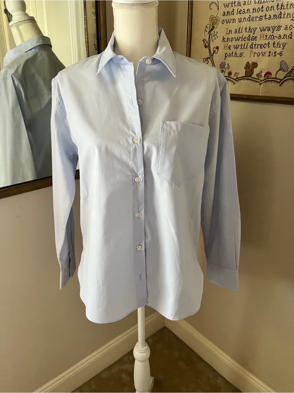 Banana Republic Light Blue Women's Blouse